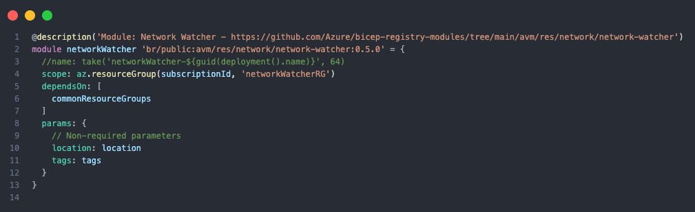 Optional Module Names 1