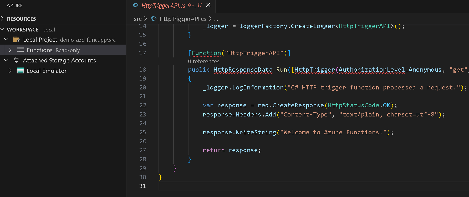 Create Function App